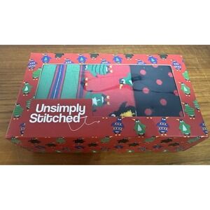 Unsimply Stitched Men's Christmas‎ 3Pk Crew Socks Gift Box